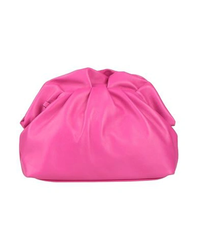 Laura Di Maggio Woman Handbag Fuchsia Size - Leather In Pink