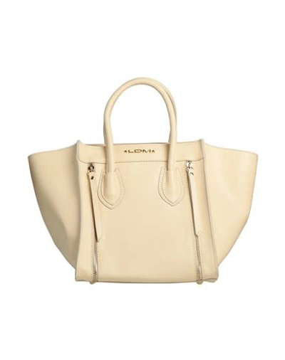 Laura Di Maggio Woman Handbag Light Yellow Size - Leather