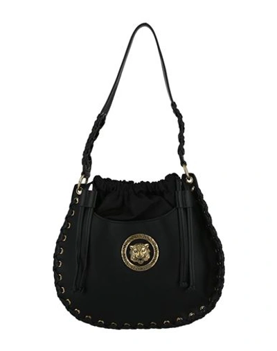 Just Cavalli Studded Shoulder Bag Woman Shoulder Bag Black Size - Polyester