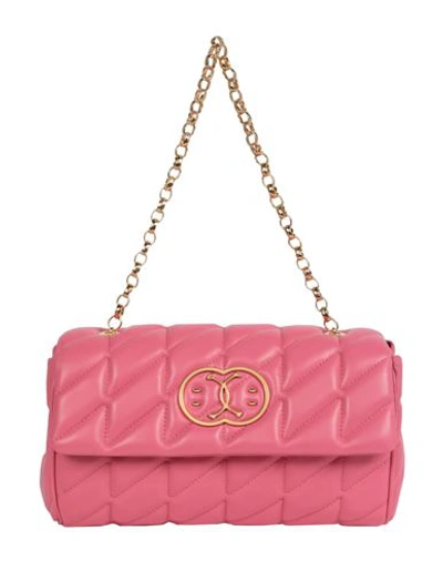 Moschino Quilted Shoulder Bag Woman Shoulder Bag Pink Size - Tanned Leather