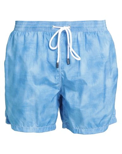 Barba Napoli Man Swim Trunks Light Blue Size Xxl Polyester