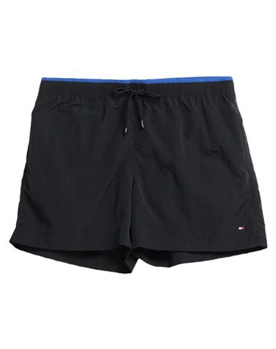 Tommy Hilfiger Man Swim Trunks Black Size S Nylon