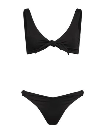 Manebi Manebí Woman Bikini Black Size 6 Polyamide, Elastane