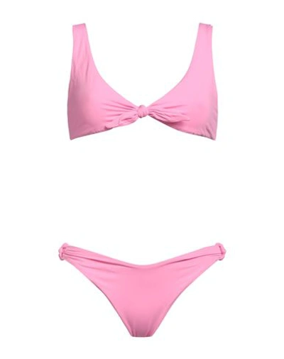 Manebi Manebí Woman Bikini Pink Size 4 Polyamide, Elastane