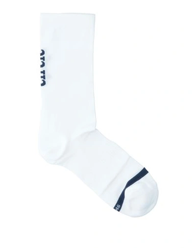 Circle Man Socks & Hosiery White Size 8-10 Recycled Polyester, Elastane