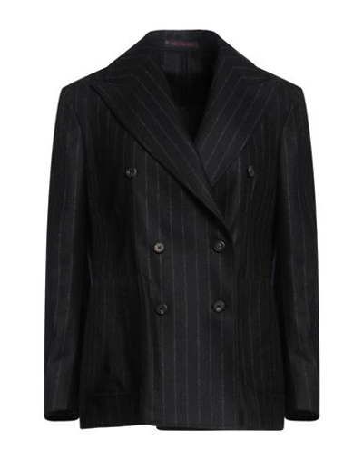 The Gigi Woman Suit Jacket Black Size 8 Virgin Wool