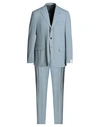 CARUSO CARUSO MAN SUIT PASTEL BLUE SIZE 42 WOOL