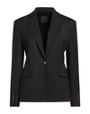 Pinko Woman Blazer Black Size 2 Virgin Wool, Polyester, Elastane