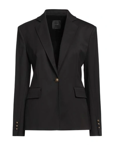 Pinko Woman Blazer Black Size 2 Virgin Wool, Polyester, Elastane