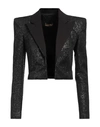 D'ANDREA COLLECTION D'ANDREA COLLECTION WOMAN BLAZER BLACK SIZE 10 PES - POLYETHERSULFONE