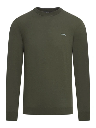 Apc A.p.c. Pullover Sweater In Green