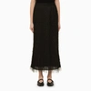 BY MALENE BIRGER BY MALENE BIRGER LONG SKIRT WITH FRAYED EFFECT