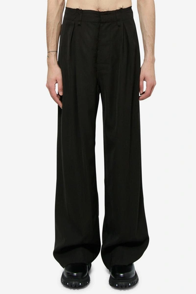 Airei Trousers In Black Viscose