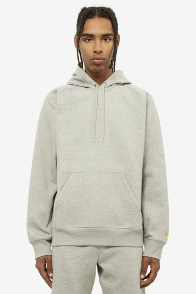 Carhartt Wip Chase Sweatshirt In Grey Cotton