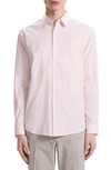 THEORY IRVING POPLIN BUTTON-UP SHIRT