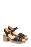 Pikolinos Canarias Ankle Strap Sandal In Black