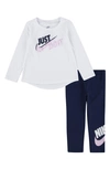 NIKE JUST DO IT LONG SLEEVE TOP & LEGGINGS SET