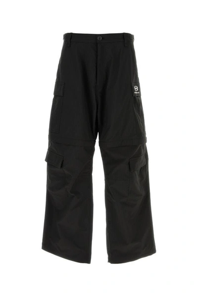 Balenciaga Unity Sports Icon Light Cargo Pants In Black