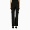 GIVENCHY GIVENCHY BLACK COTTON CARGO TROUSERS WOMEN