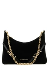 Givenchy Voyou Chain Leather Shoulder Bag In Black