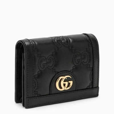 Gucci Gg Matelassé Wallet In Black