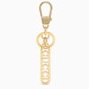 GUCCI GUCCI GOLDEN KEY RING WITH LOGO WOMEN
