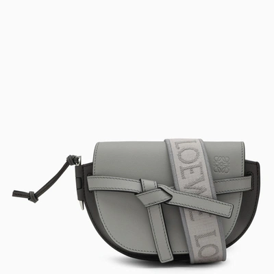 Loewe Grey Gate Dual Mini Cross-body Bag Women In Grey