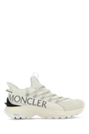 MONCLER MONCLER UNISEX WHITE FABRIC AND RUBBER TRAILGRIP LITE2 SNEAKERS