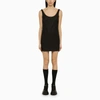 PRADA PRADA BLACK RE-NYLON SHORT DRESS WOMEN