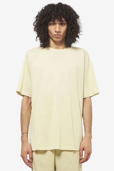 Auralee Cotton Mesh T-shirt In Ivory Cotton