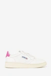 Autry Action Lace-up Leather Sneakers In White