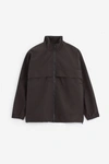 Gr10k Bembecula Shall Jacket In Grey Polyester In Grey