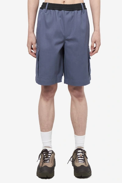 Gr10k Klopman Utility Shorts In Blue Cotton