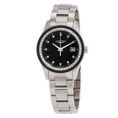 Pre-owned Longines Conquest Classic Quartz Black Dial Men's Watch L2.387.0.57.6