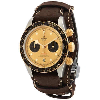 Pre-owned Tudor Black Bay Chrono S&g Chronograph Automatic Men's Watch M79363n-0008