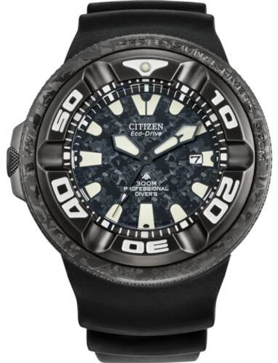 Pre-owned Citizen Promaster Marine Bj8056-01e Eco-drive Godzilla Limited Edition