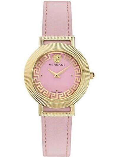 Pre-owned Versace Ve3d00222 Greca Chic Ladies Watch 36mm 5atm