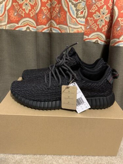 Pre-owned Adidas Originals Yeezy Boost 350 V1 Pirate Black 2023 | Bb5350 | Mens Size 13 | Brand