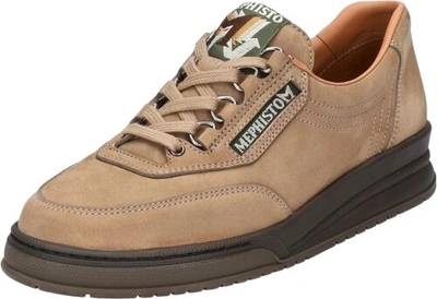 Pre-owned Mephisto Women's Rush Sneaker In Taupe