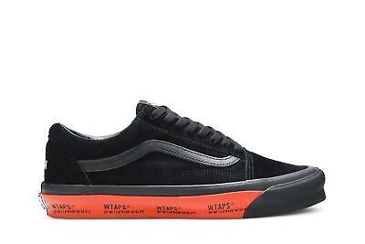 Pre-owned Vans Wtaps X Old Skool Lx 'black Orange' Vn0a4p3x20e Men's Shoes