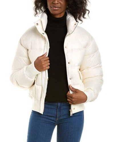 Pre-owned Nicole Benisti Nb Series By  Snowflake Down Coat Women's White L
