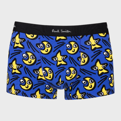 Paul Smith Men Trunk Stars And Moons In Blue