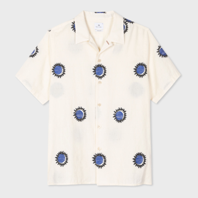 Paul Smith Mens Ss Casual Fit Shirt In White