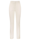 Sportmax Pontida Cotton Jersey Straight Pants In Gesso