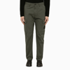 STONE ISLAND MUSK GREEN REGULAR TROUSERS IN COTTON