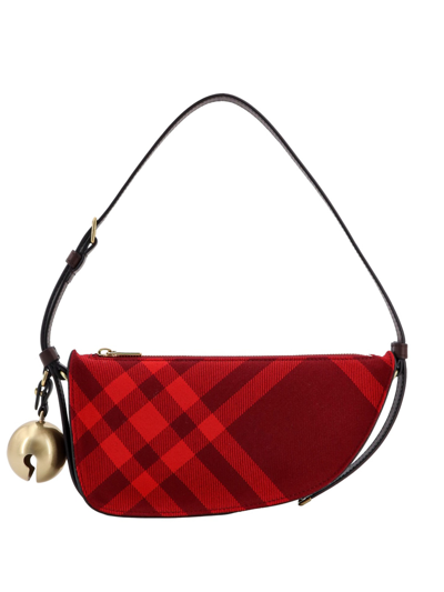 Burberry Shoulder Bag In Red