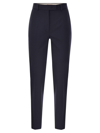Max Mara Ananas Slim Fit Tailored Trousers In Blu