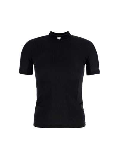 Balenciaga Sporty B Jersey T-shirt In Black
