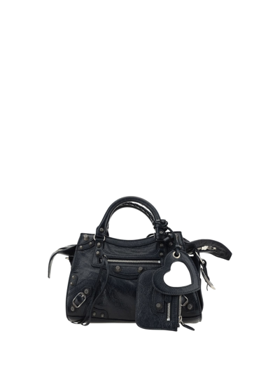 Balenciaga Neo Le Cagole Shoulder Bag In Black