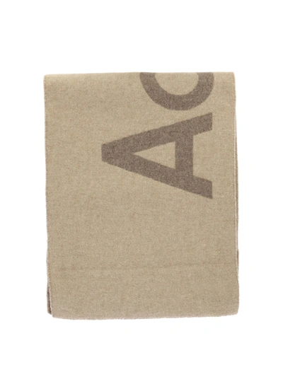 Acne Studios "" Scarf In Beige